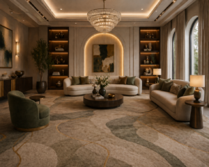 Hand-Tufted Carpets in residential space