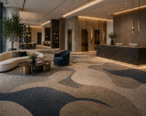Hand-tufted carpets in Commercial space