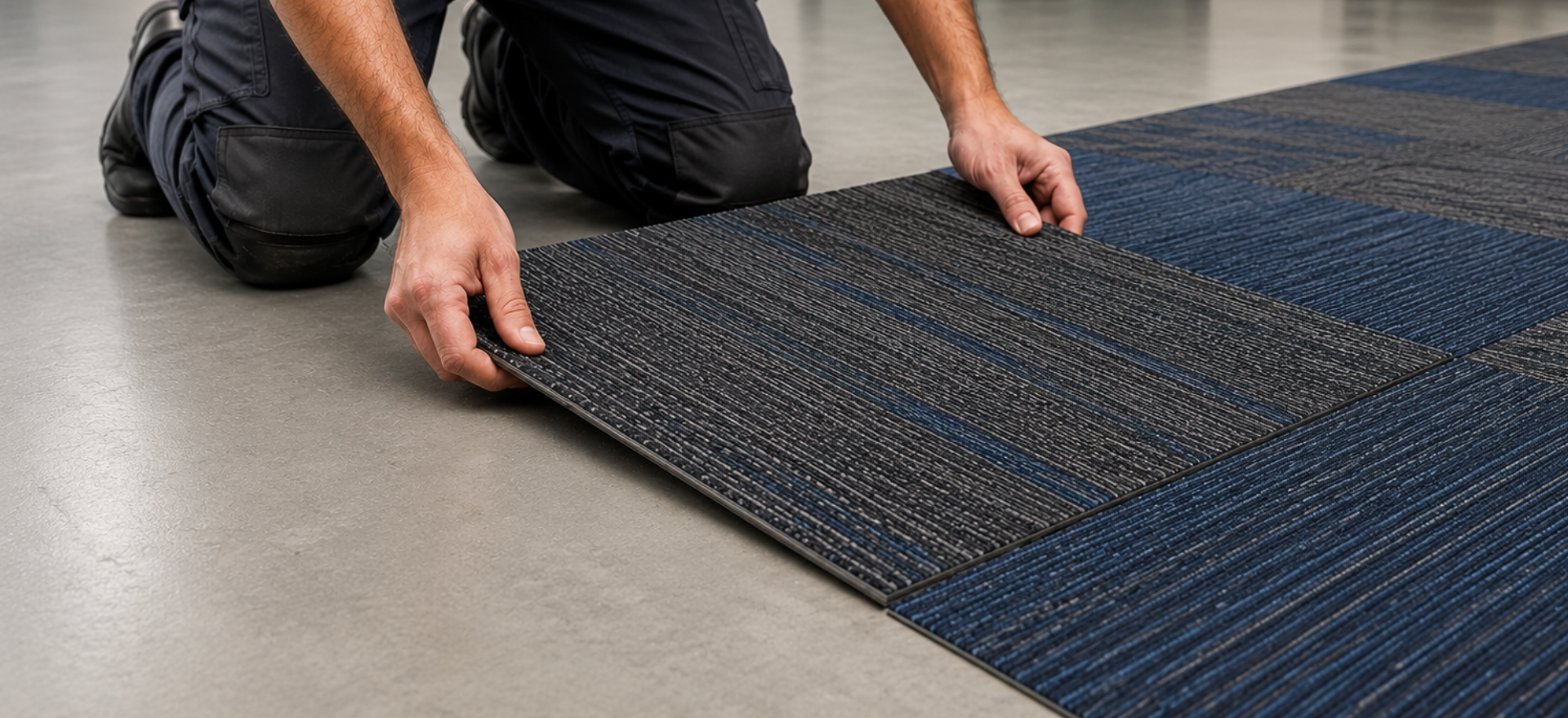 Laying Carpet Tiles
